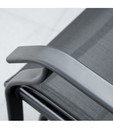 Double Glider Rocking Chairs Gliding Love Seat with Middle Table Conversation