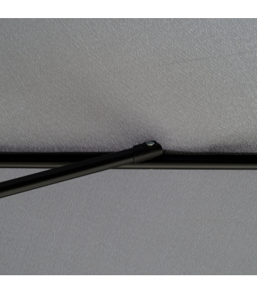 2.66m Patio Umbrella Garden Charcoal Grey