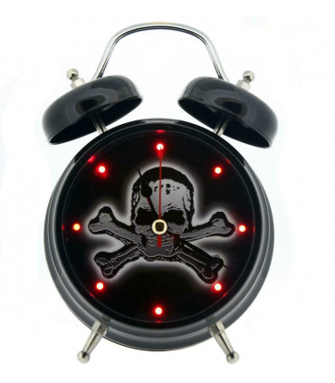 GTP Unisex  Sounding Voice Double Bell Quartz Alarm Clock IMP122
