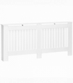 HOMCOM Radiator Cover Painted Slatted MDF Cabinet Lined Grill 172x19x81.5cm