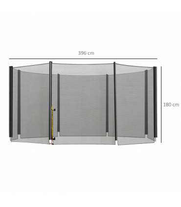 13FT Trampoline Replacement Spare Net Safety Enclosure Net Surround Net