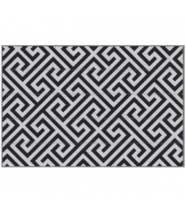 121x182cm Reversible Outdoor Rug Portable Plastic Straw RV  Outsunny