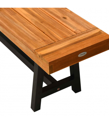 3 Pieces Acacia Wood Picnic Dining Set Outdoor Indoor Furniture Outsunny