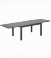 Extendable Garden Table 10 Seater for Lawn Balcony and Backyard Grey Outsunny