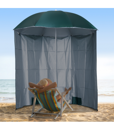 2.2M Fishing Umbrella Garden parasol Outdoor Sun Shelter Shade Canopy Outsunny