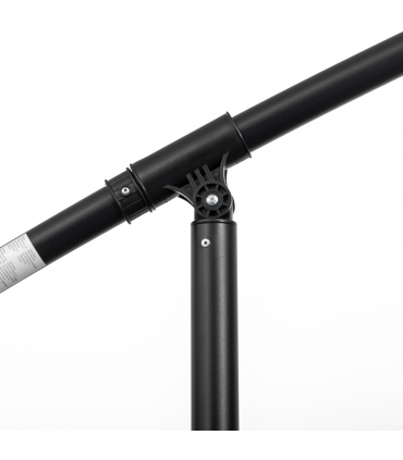 3(m) Cantilever Shanghai Parasol w/ Crank Handle, Cross Base, Grey Outsunny