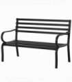 2 Seater Bench Garden Furniture Outdoor Metal Loveseat Seat