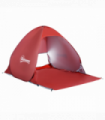 Beach Tent Instant Camping Pop up Tent Sun Shade Shelter, Red Outsunny