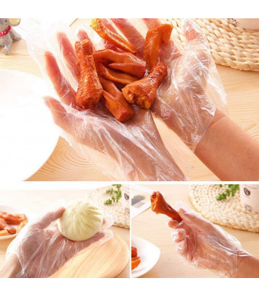 100 Pack Emergency Disposable Gloves Light Weight