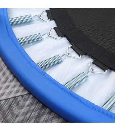 Foldable Mini Fitness Trampoline Exercise Rebounder Jumper, Blue HOMCOM