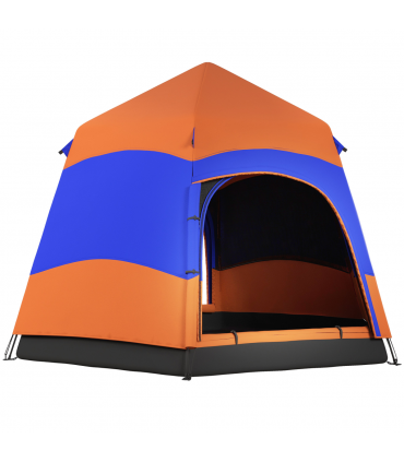 4 Person Pop Up Tent Camping Festival Hiking Shelter Family Portable Outsunny