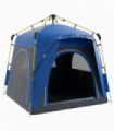 Four Man Pop Up Tent Automatic Camping Backpacking Dome Shelter, Grey Outsunny
