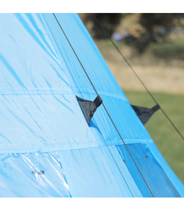 6-7 Person Large Family Party Camping Tent Carrying Bag, Mesh Window Outsunny