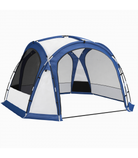 Dome Tent for 6-8 Person Camping Tent w/ Zipped Mesh Doors Lamp Hook Outsunny