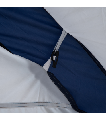 Dome Tent for 6-8 Person Camping Tent w/ Zipped Mesh Doors Lamp Hook Outsunny