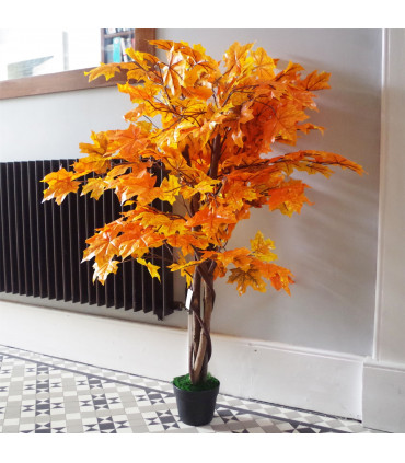 125cm Orange Maple Acer Extra Large Artificial Tree