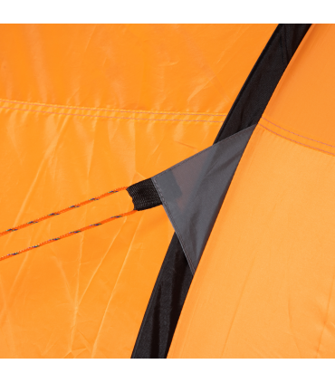 Camping Tent Dome Pop-up Tent  with Windows for 4-5 Person Orange Outsunny