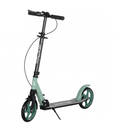 Folding Kick Scooter for 14 w/ Adjustable Height, Dual Brake System HOMCOM