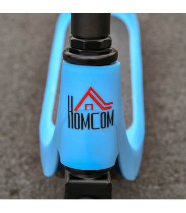 120W Electric Scooter w/ Battery Level Display, Rear Break - Blue HOMCOM