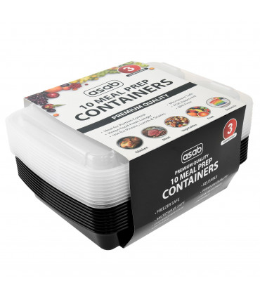 Meal Prep Container 3 Partitions