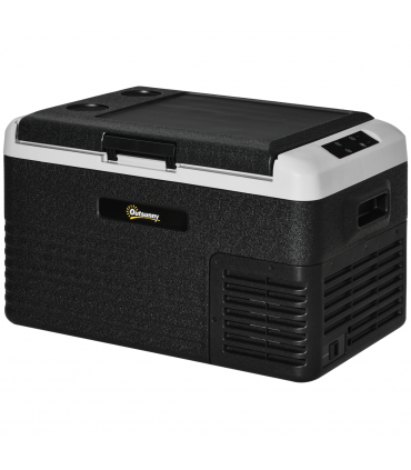 30L Car Refrigerator 12V Portable Freezer for Camping, Driving Outsunny