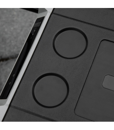 50L Car Refrigerator 12V Portable Freezer w/ Inner LED Light, Wheels Outsunny