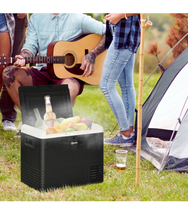 50L Car Refrigerator 12V Portable Freezer for Camping, Driving Outsunny