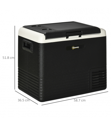 50L Car Refrigerator 12V Portable Freezer for Camping, Driving Outsunny
