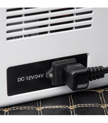 12V Portable Car Refrigerator w/ Inner LED Light Indoor Outdoor, 25L Outsunny