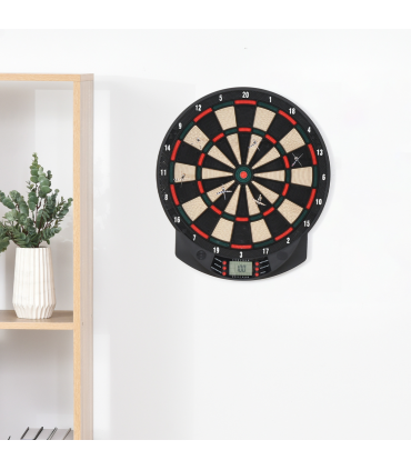 Electronic Dartboard 26 Games,185 Variations with 6 Darts Ready-to-Play