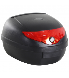 Motorcycle Trunk Tail Box Luggage Case Black PPI 40L x 38W x 28H (cm) 24L