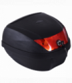 28L Motorcycle Tail box Helmet Top Case Storage Trunk Mount Rack HOMCOM