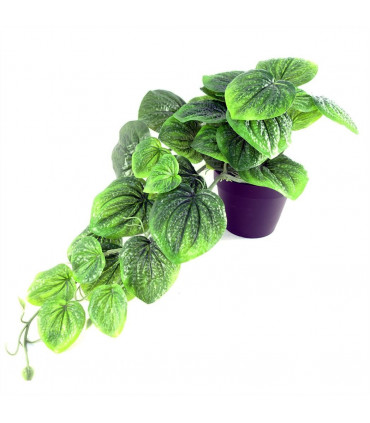Plastic Green 35cm Artificial Trailing Natural Look Potted Pothos Plant