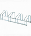 4 Bike Parking Rack Locking Storage Stand Holder Floor Wall Mount  HOMCOM