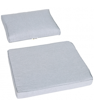 Garden Dining Set 4 Pcs Black Aluminium Foam Glass 118cmx68cmx70cm