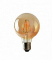 G95 E27 4W Edison Style LED filament  shape Retro 2700K Warm white screw bulbs