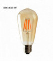 E27 ST64 Vintage LED Dimmable  Bulbs, 6W Edison Light Bulb
