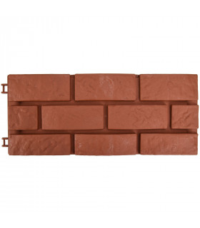Plastic Garden Edging Grey 18cm x 43.5cm Set of 4 Wood/Brick Effect Panels