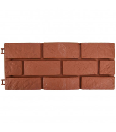 Plastic Garden Edging Grey 18cm x 43.5cm Set of 4 Wood/Brick Effect Panels