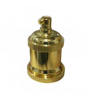 French Gold E27 Metal Lamp/Bulb Holder Ideal for Vintage Edison Filament Bulbs Antique metal~2928