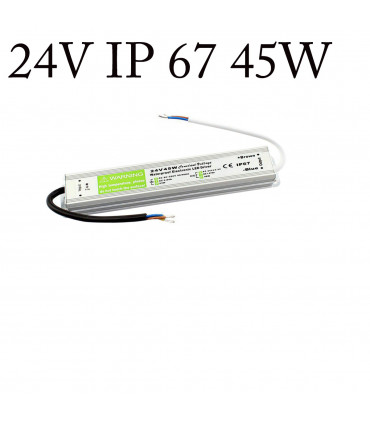 DC24V IP67 45W Waterproof LED Driver Power Supply Transformer~3302