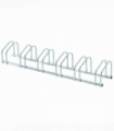 6 Bike Parking Rack Locking Storage Stand Holder Floor Wall Mount  HOMCOM