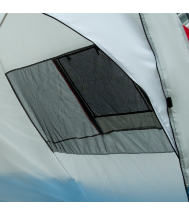 6-8 Person Tunnel Tent, Two-room Camping Tent with Carry Bag, Blue