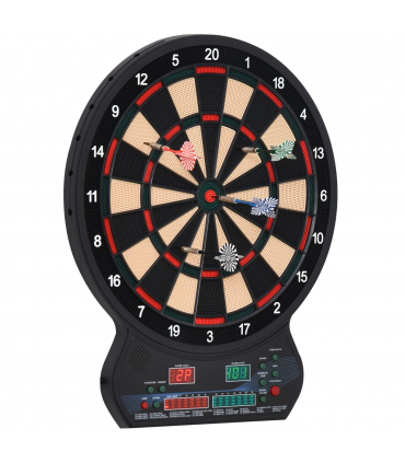 Electronic Dartboard LED Digital Score 27 Games with 12 Soft Darts Ready-to-Play
