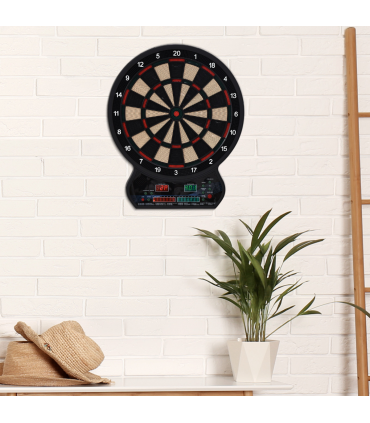 Electronic Dartboard LED Digital Score 27 Games with 12 Soft Darts Ready-to-Play