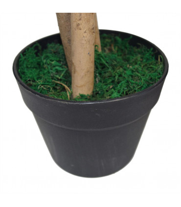 80cm Large Artificial Mango Tree Plant with Metal Planter