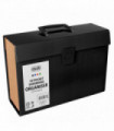 ASAB A4 Expanding Organiser File BLACK AS-07346   AS-21749