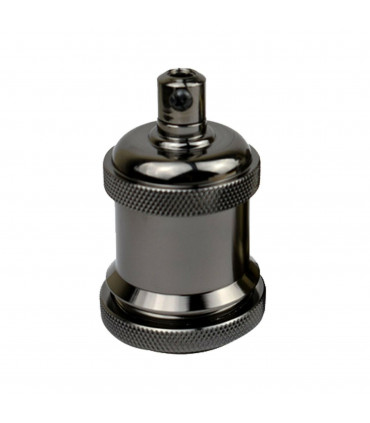 Black E27 Metal Lamp/Bulb Holder Ideal for Vintage Edison Filament Bulbs Antique metal~2934