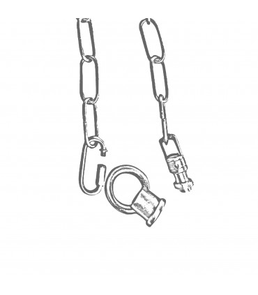 Light Chain for Ceiling Pendant lights chandeliers 38mm x 16mm - French gold~1054