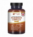dvanced Mushroom Complex 2000mg | A super blend of 6 Mushroom with Lions Mane, Chaga, Cordyceps, Shiitake, Reishi and Maitake with Black Pepper | 120 Vegan High Strength Tablets | Made in UK by Prowise